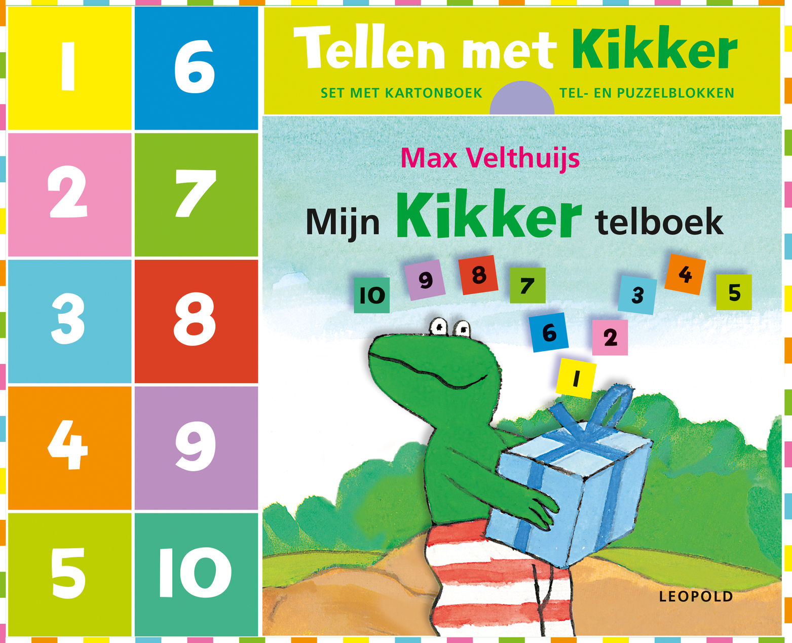 Omslag van Tellen met Kikker