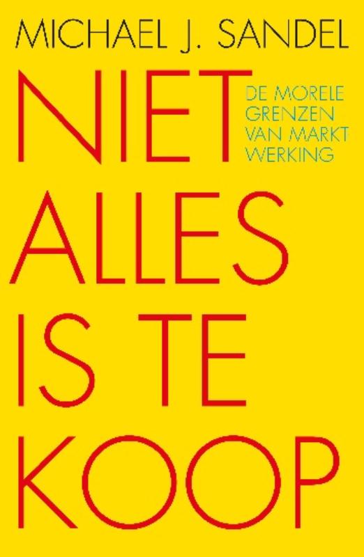 Omslag van Niet alles is te koop