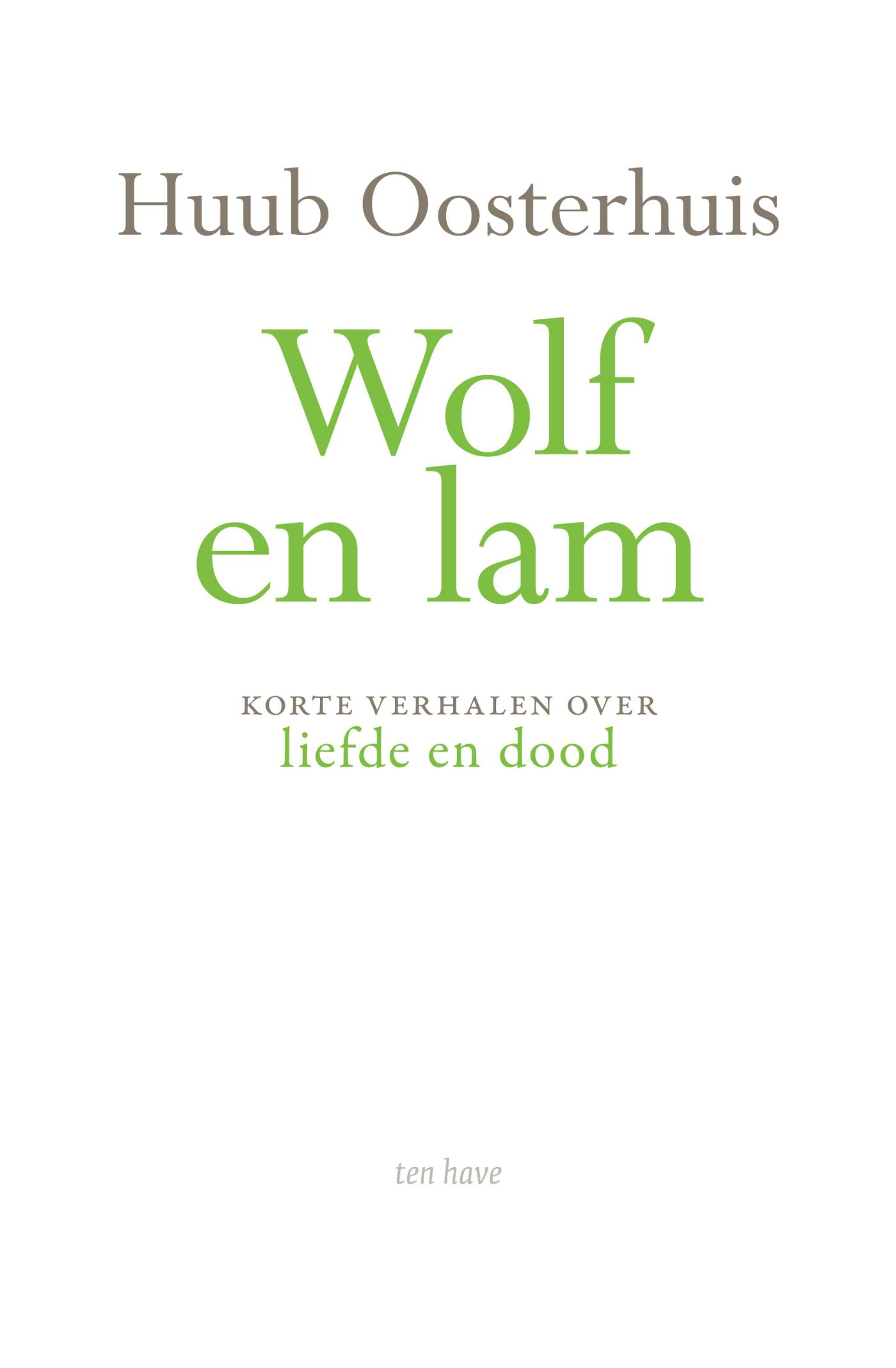 Omslag van Wolf en Lam