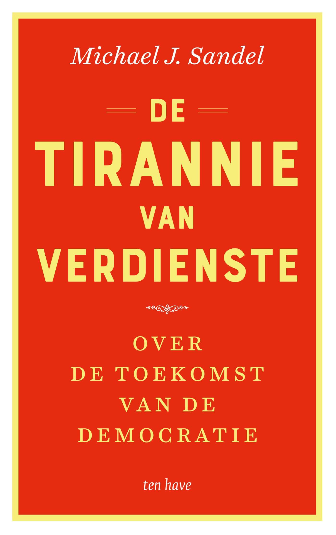 Omslag van De tirannie van verdienste