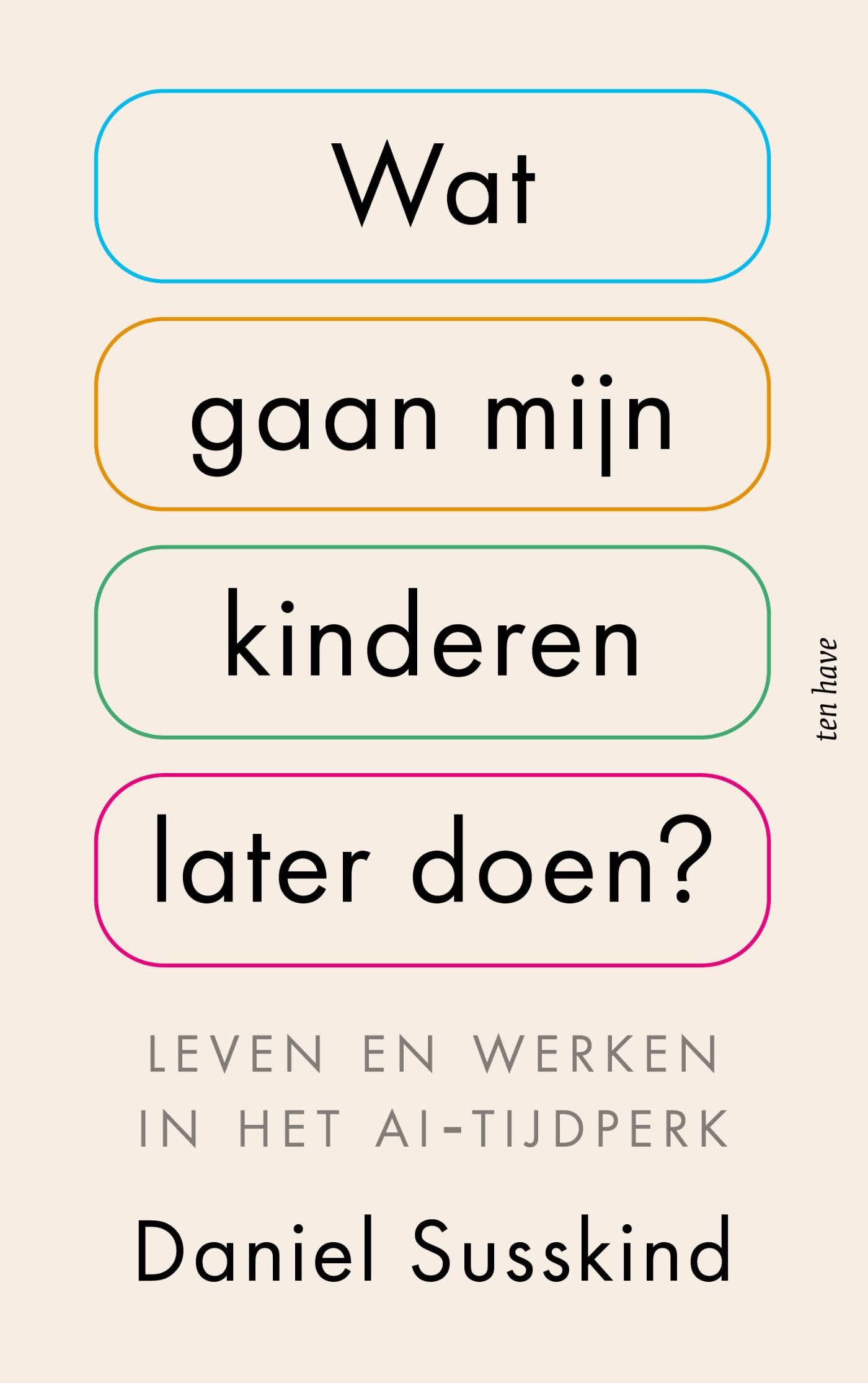 Omslag van Wat gaan mijn kinderen later doen?