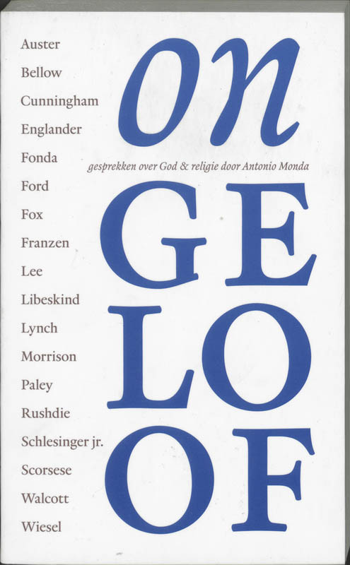 Omslag van (On)geloof
