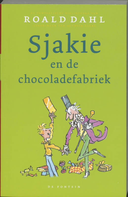 Omslag van Sjakie en de chocoladefabriek
