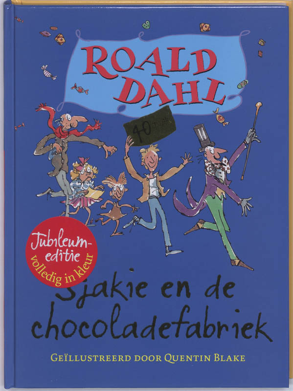 Omslag van Sjakie en de chocoladefabriek