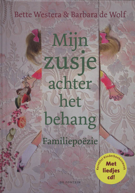 Omslag van Mijn zusje achter het behang