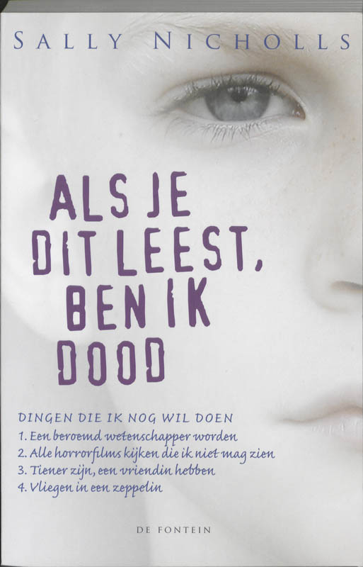 Omslag van Als je dit leest, ben ik dood