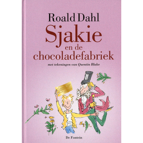 Omslag van Sjakie en de chocoladefabriek - nostalgische editie