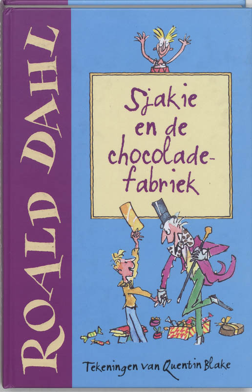 Omslag van Sjakie en de chocoladefabriek