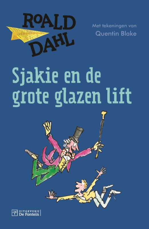 Omslag van Sjakie en de grote glazen lift