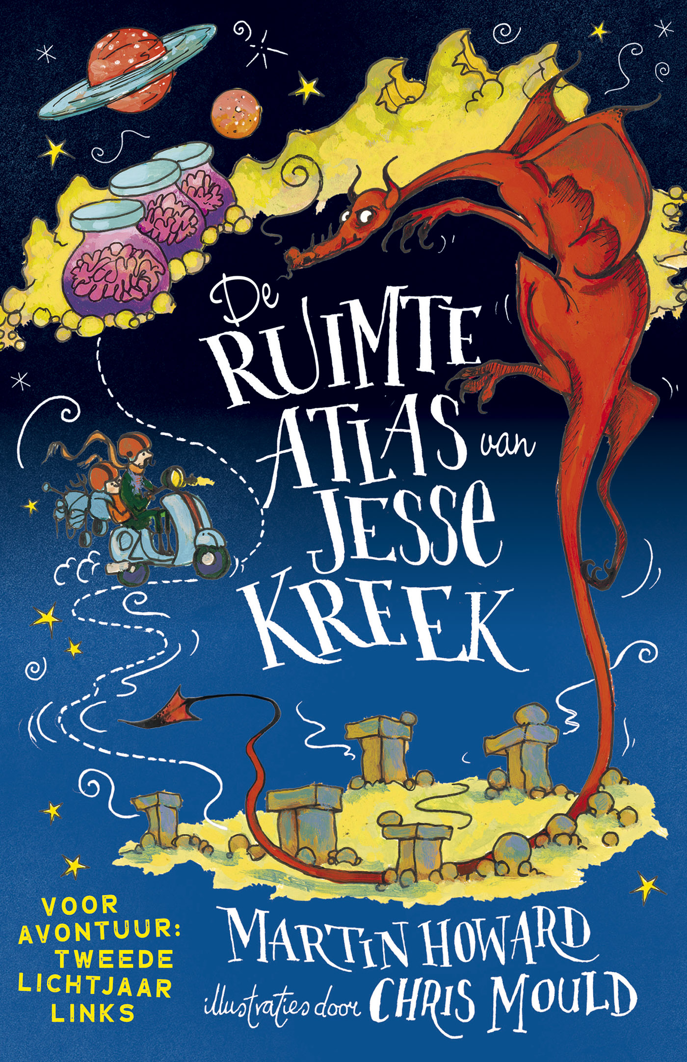 Omslag van De ruimteatlas van Jesse Kreek