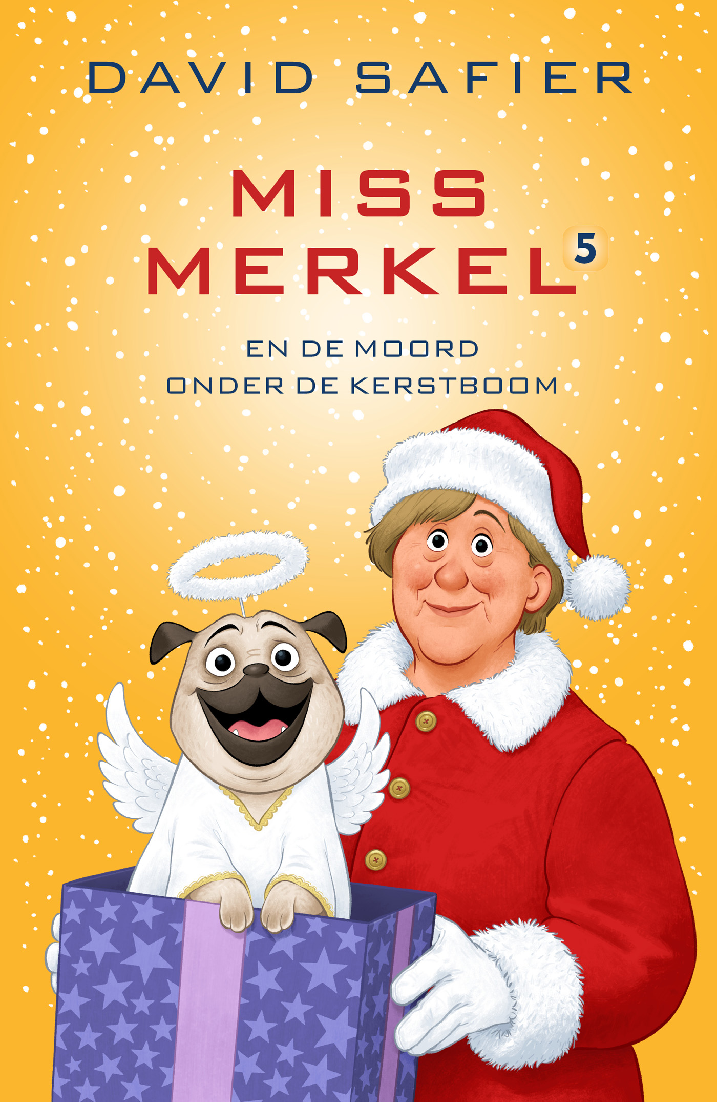 Omslag van Miss Merkel en de moord onder de kerstboom