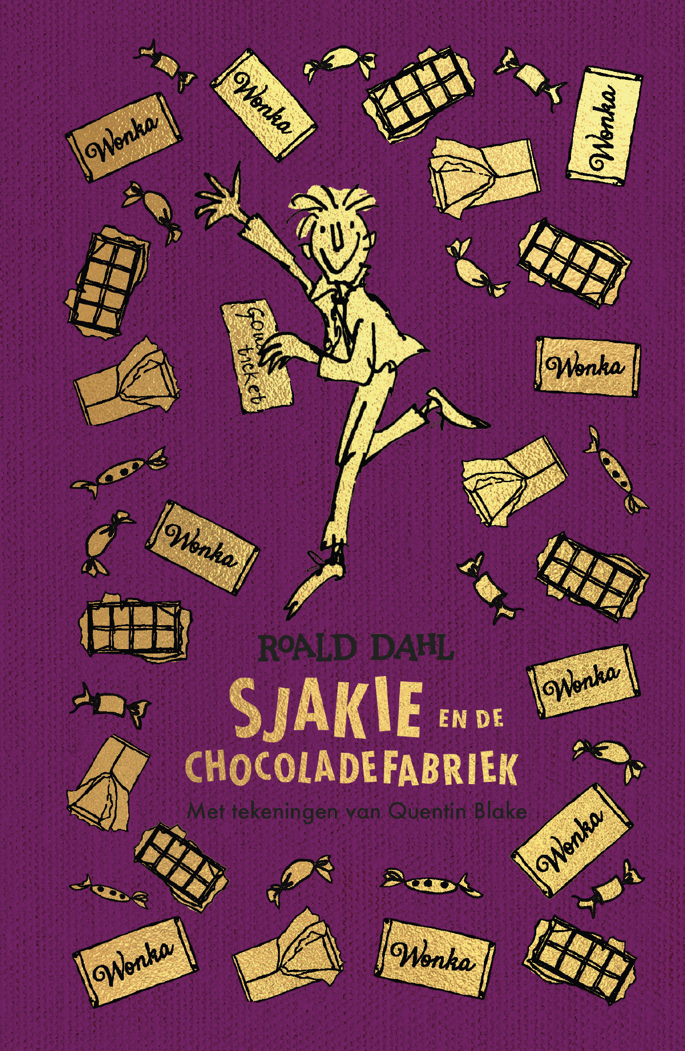 Omslag van Sjakie en de chocoladefabriek