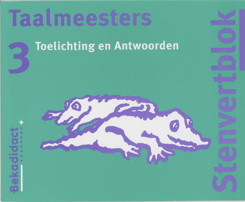 Omslag van Toelichting / antwoorden
