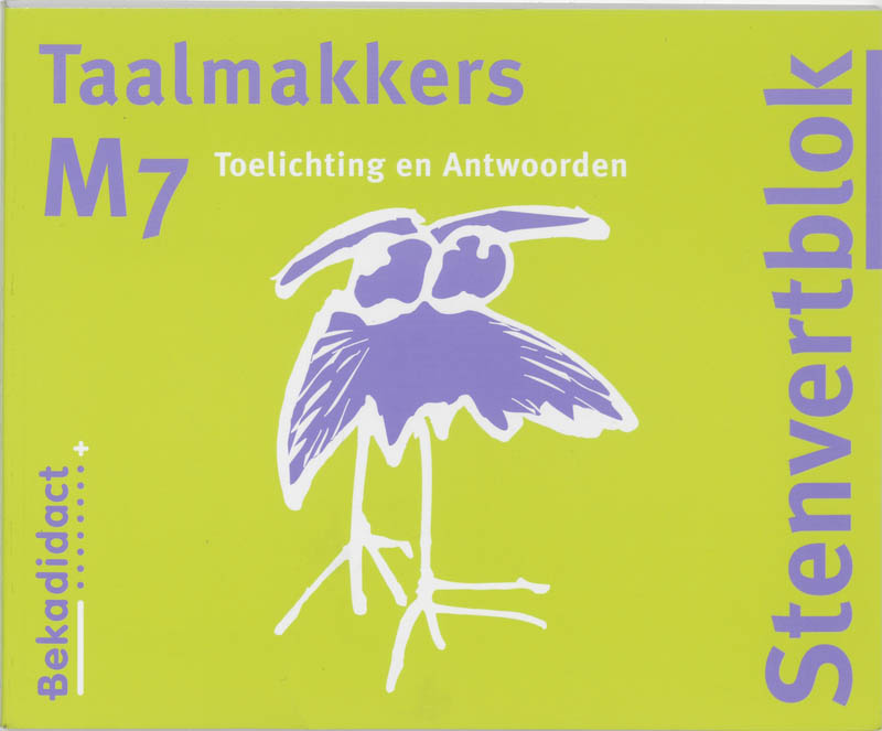 Omslag van Toelichting / antwoorden