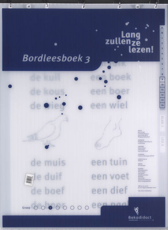 Omslag van Bordleesboek
