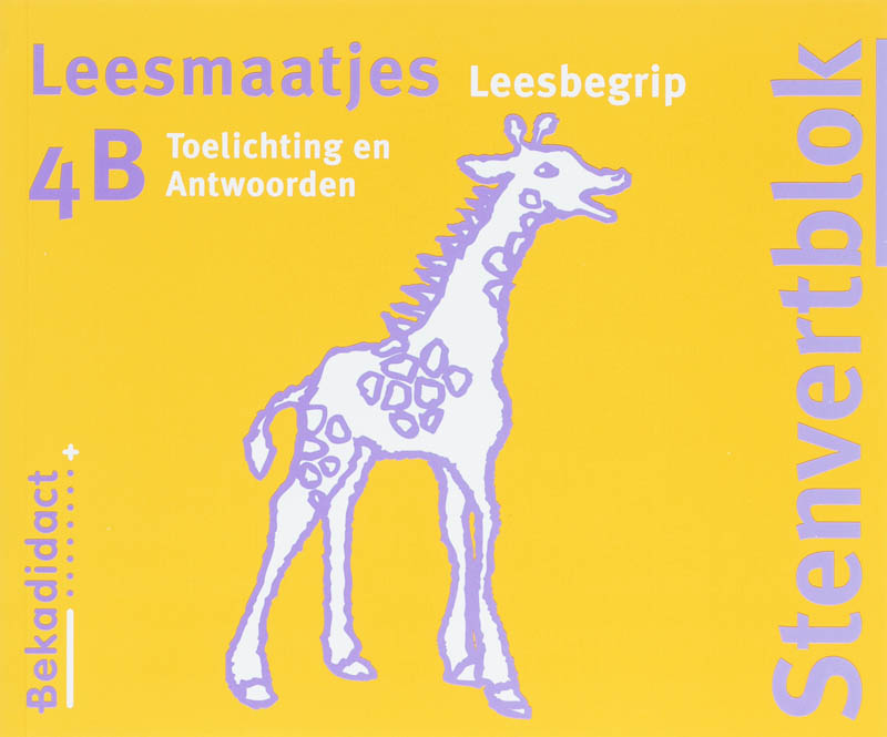 Omslag van Toelichting en antwoorden
