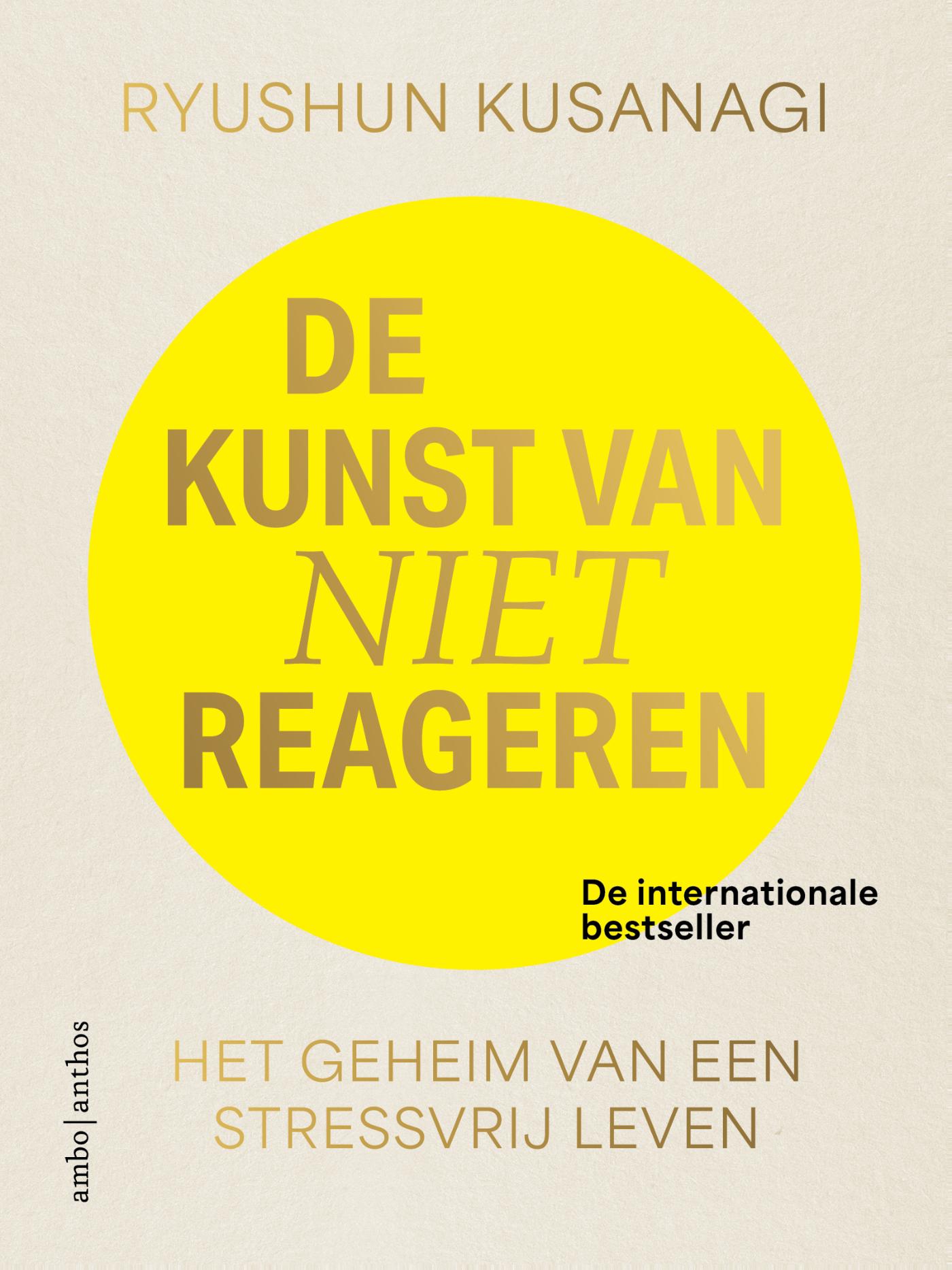 Omslag van De kunst van niet reageren