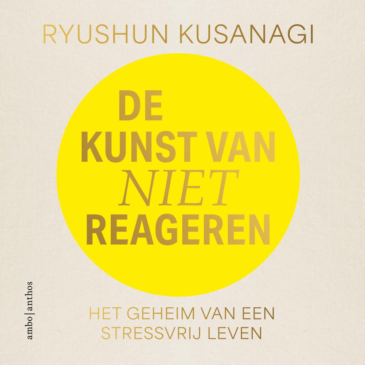 Omslag van De kunst van niet reageren
