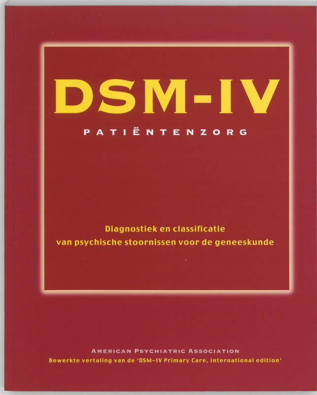 Omslag van DSM-IV patientenzorg