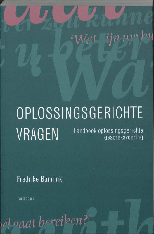 Omslag van Oplossingsgerichte vragen