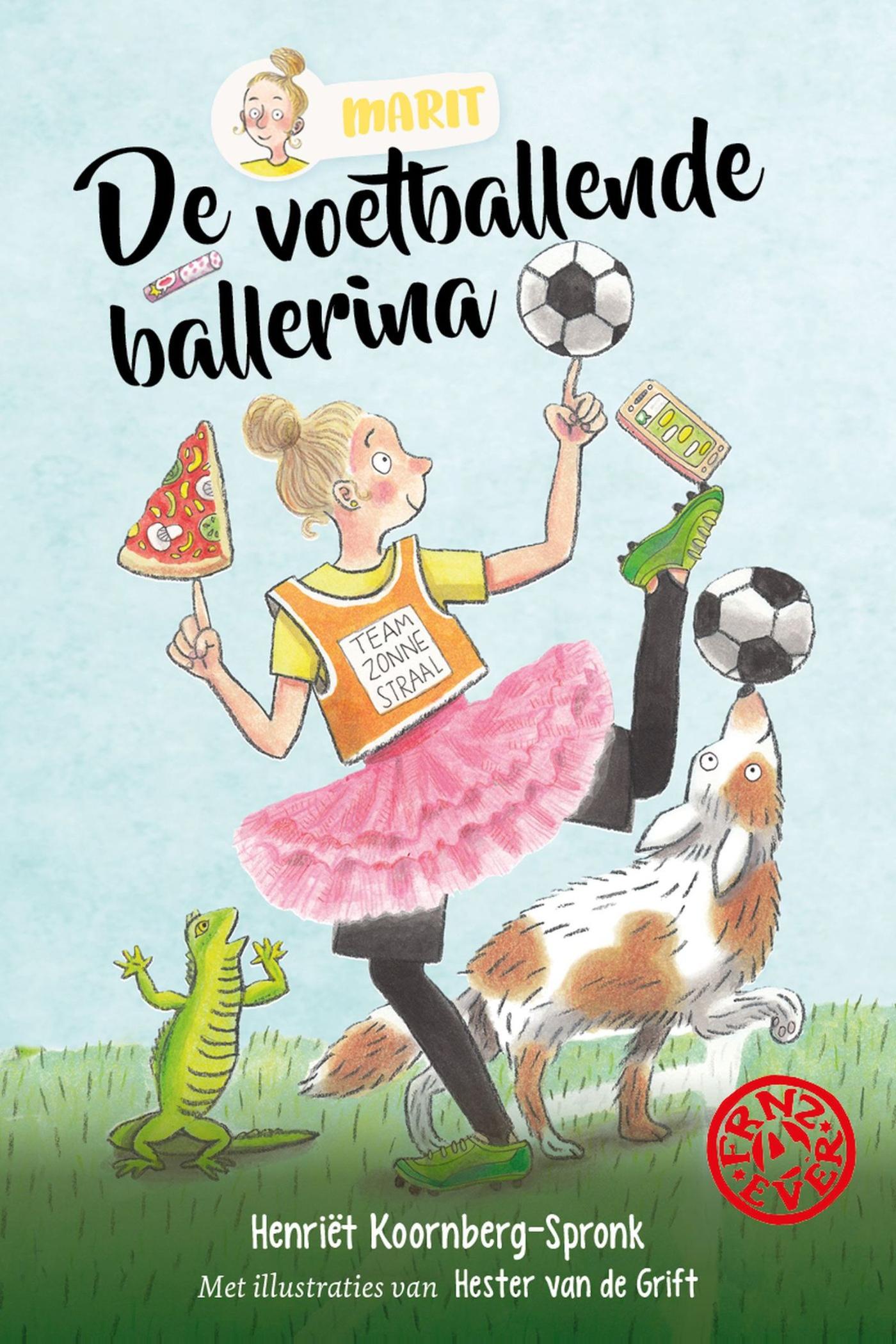 Omslag van De voetballende ballerina