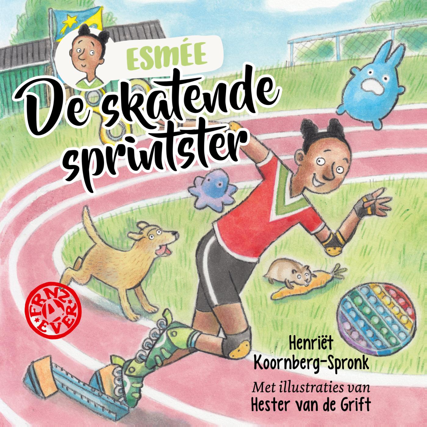 Omslag van De skatende sprintster