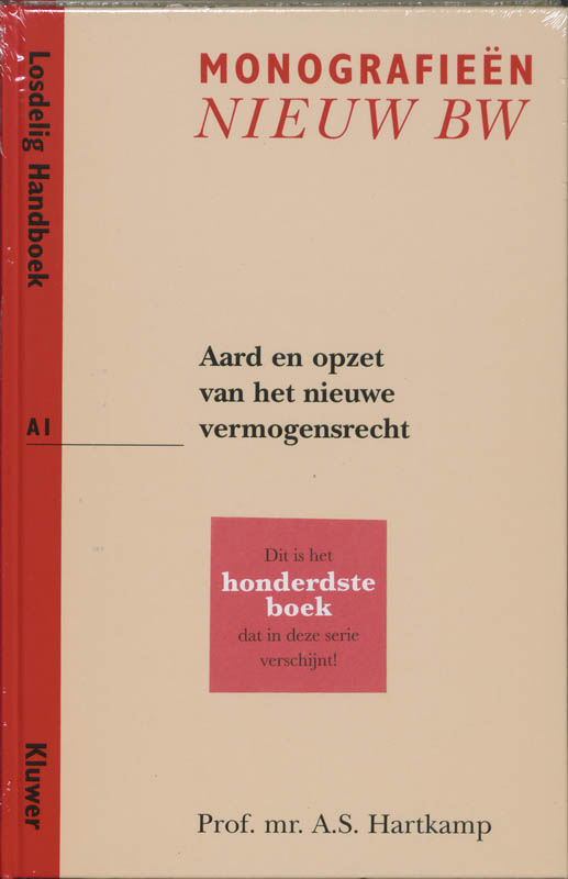 Omslag van Aard en opzet van het nieuwe vermogensrecht