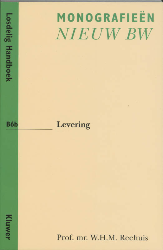 Omslag van Levering