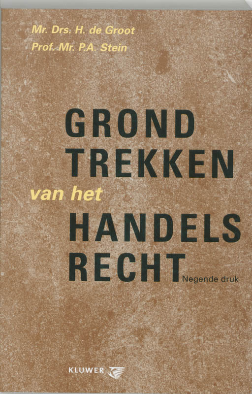 Omslag van Grondtrekken van het handelsrecht