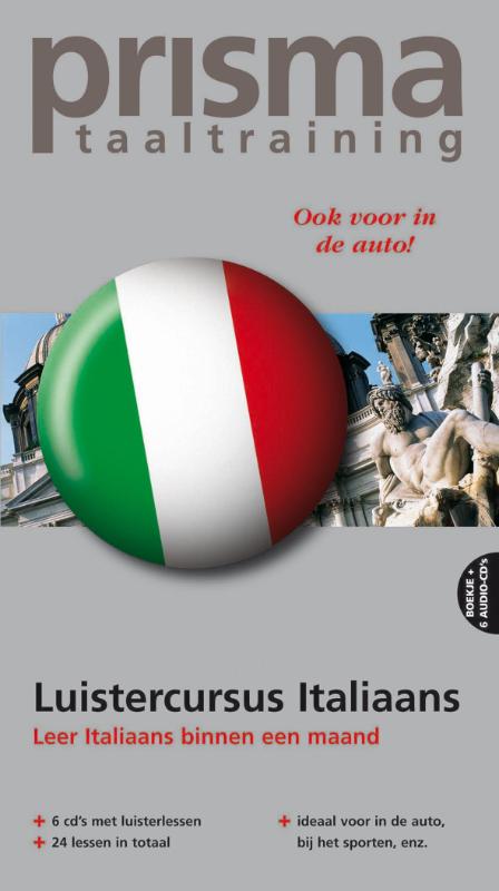 Omslag van luistercursus italiaans