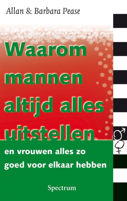 Omslag van Waarom mannen altijd alles uitstellen