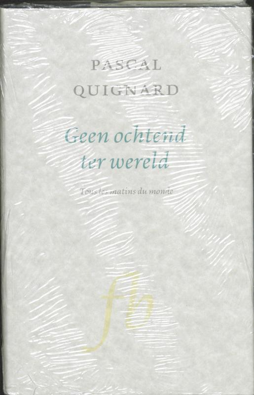 Omslag van Geen ochtend ter wereld