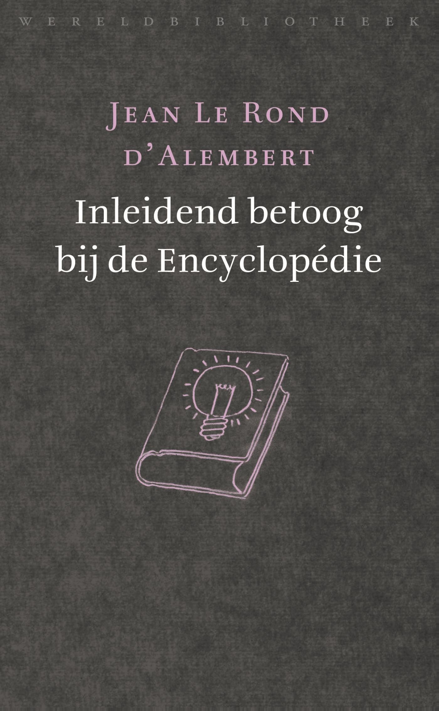 Omslag van Inleidend betoog bij de Encyclopédie