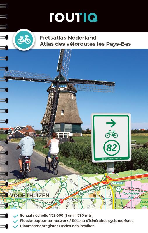Omslag van Routiq Fietsatlas Nederland - Atlas des véloroutes des Pays-Bas