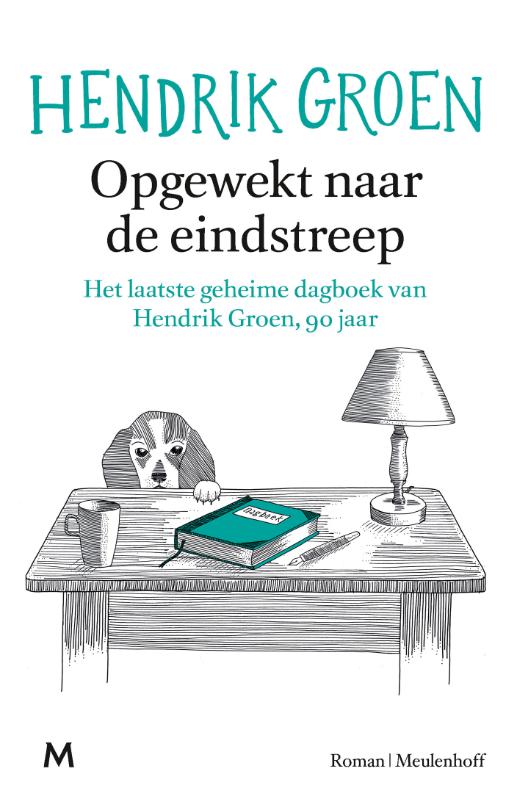Omslag van Opgewekt naar de eindstreep