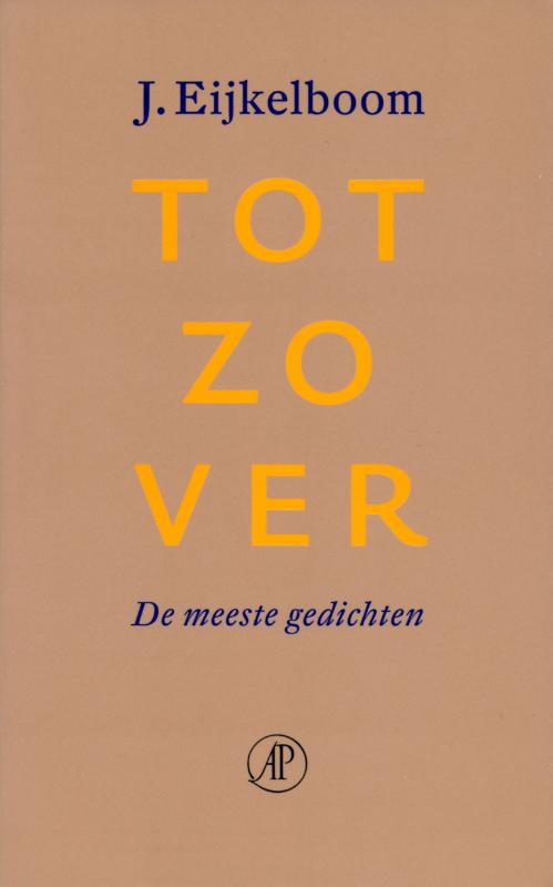 Omslag van Tot zo ver