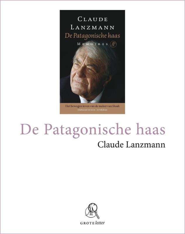 Omslag van De Patagonische haas (grote letter)