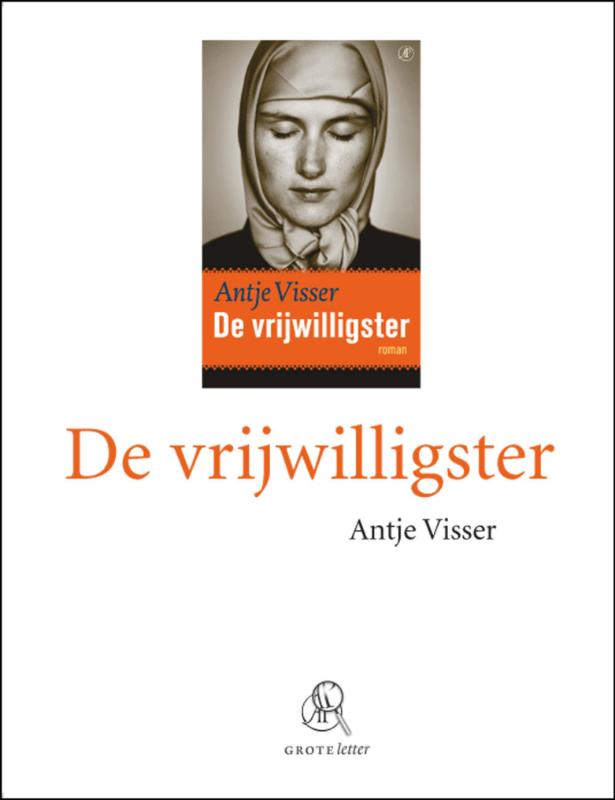 Omslag van De vrijwilligster (grote letter)