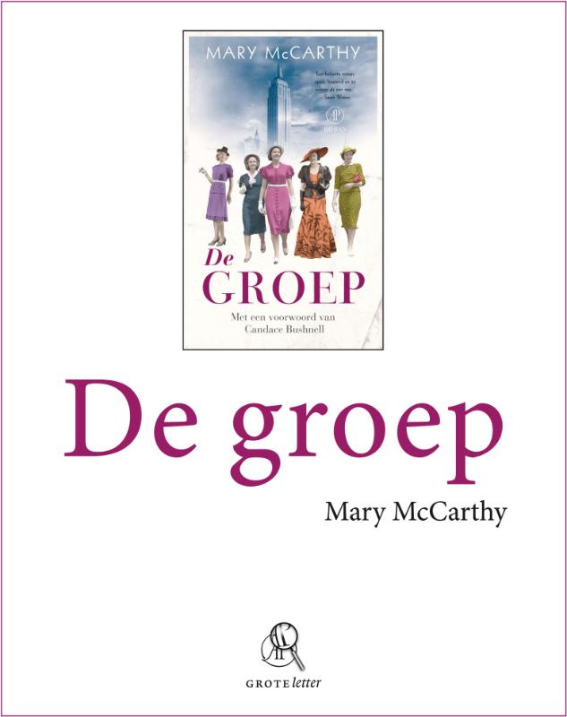 Omslag van De groep (grote letter)