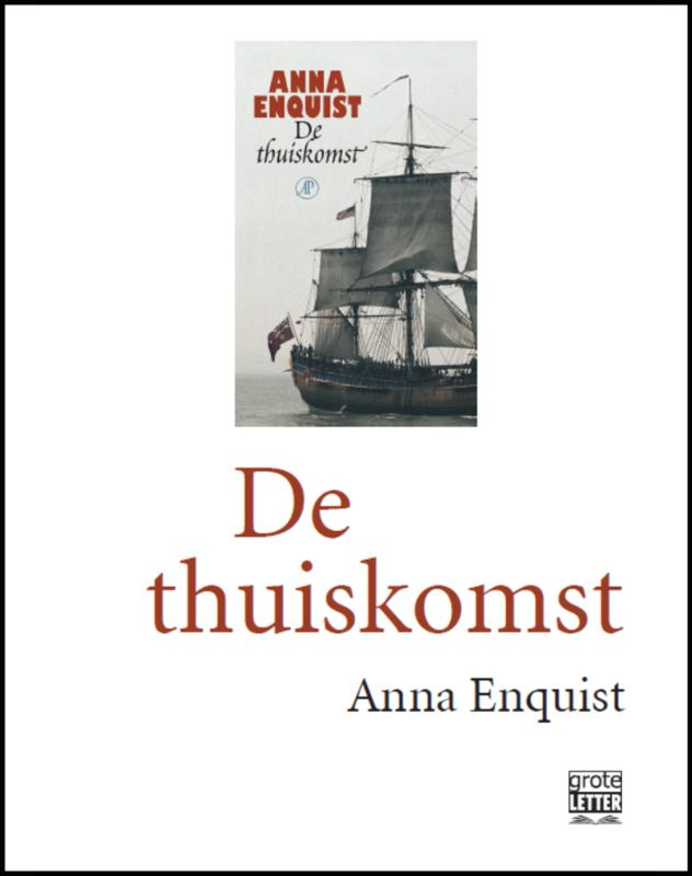 Omslag van De thuiskomst - grote letter