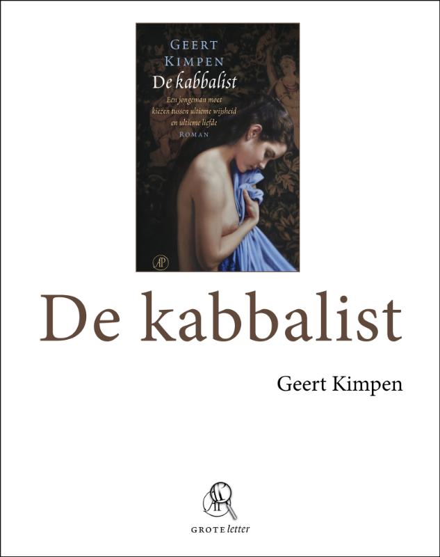 Omslag van De kabbalist - grote letter