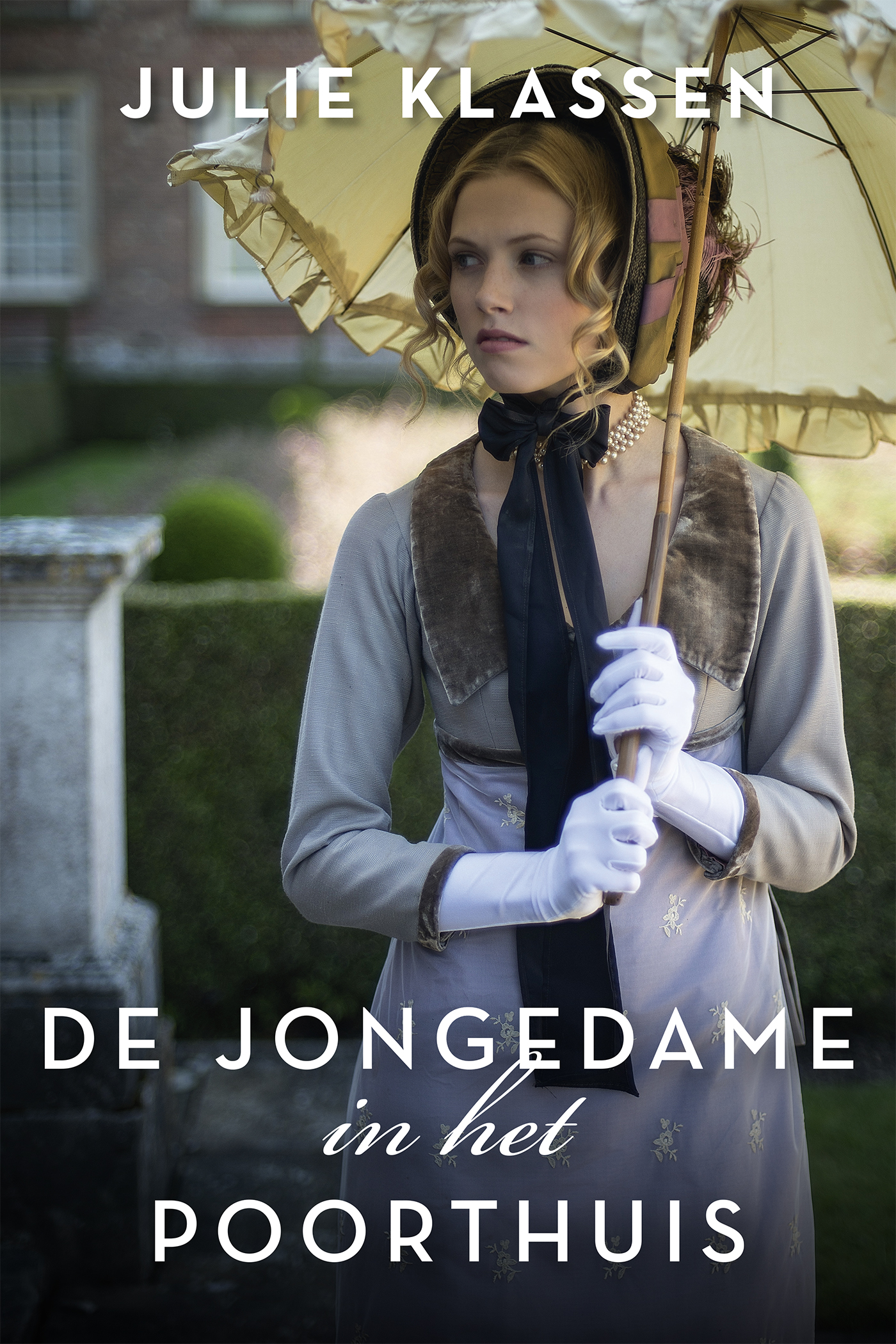 Omslag van De jongedame in het poorthuis