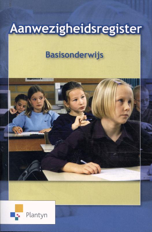 Omslag van Aanwezigheidsregister basisonderwijs