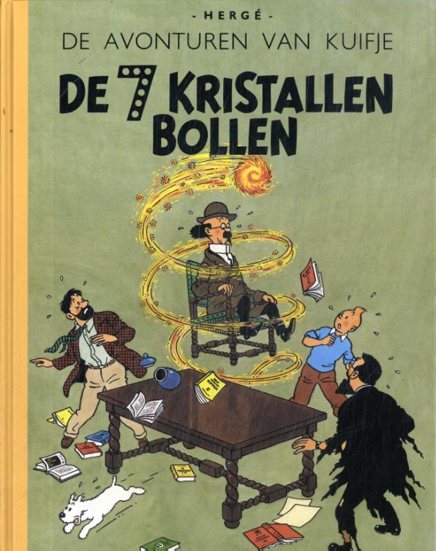 Omslag van Kuifje en de 7 kristallen bollen