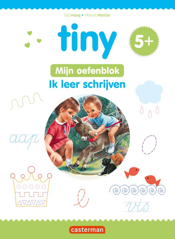 Omslag van Tiny Oefenblok - Ik leer schrijven 5+