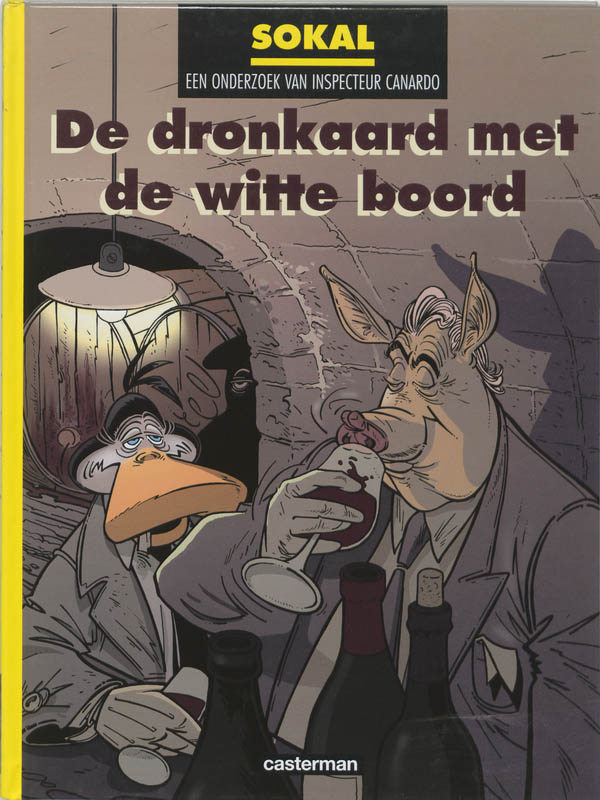 Omslag van De dronkaard met de witte boord