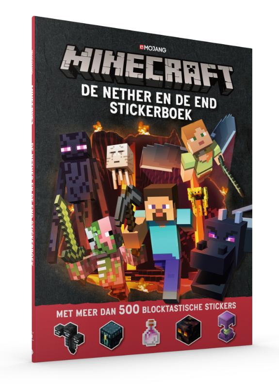 Omslag van De Nether & de End Stickerboek