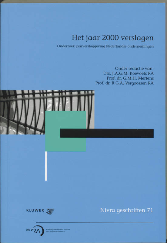 Omslag van Het jaar 2000 verslagen