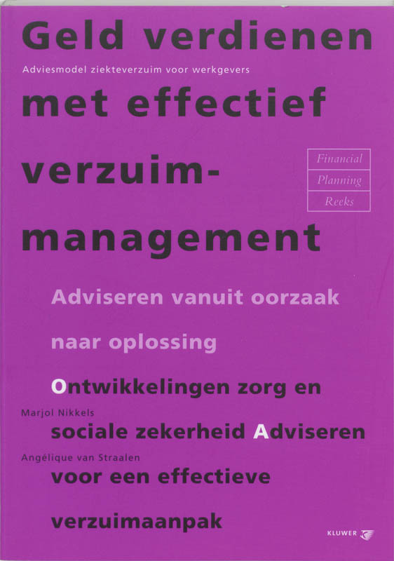 Omslag van Geld verdienen met effectief verzuimmanagement