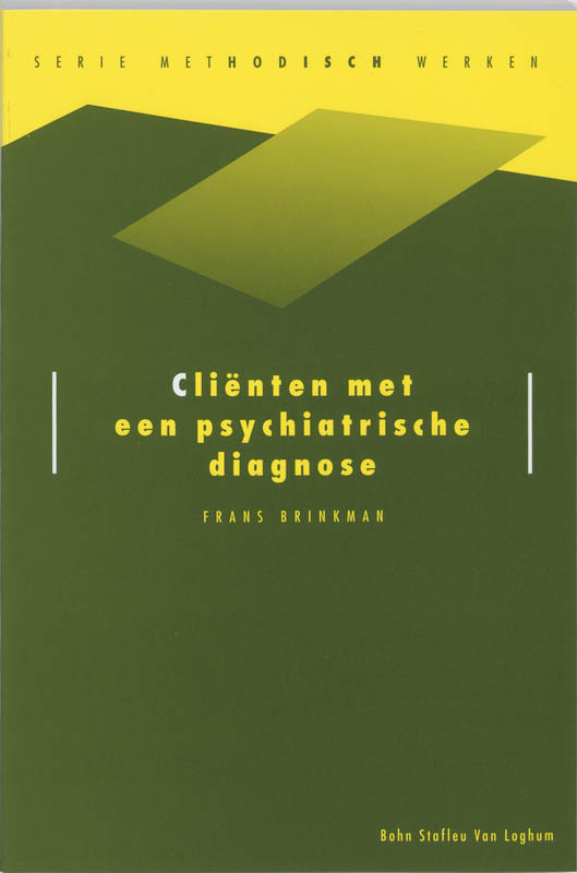 Omslag van Clienten met een psychiatrische diagnose